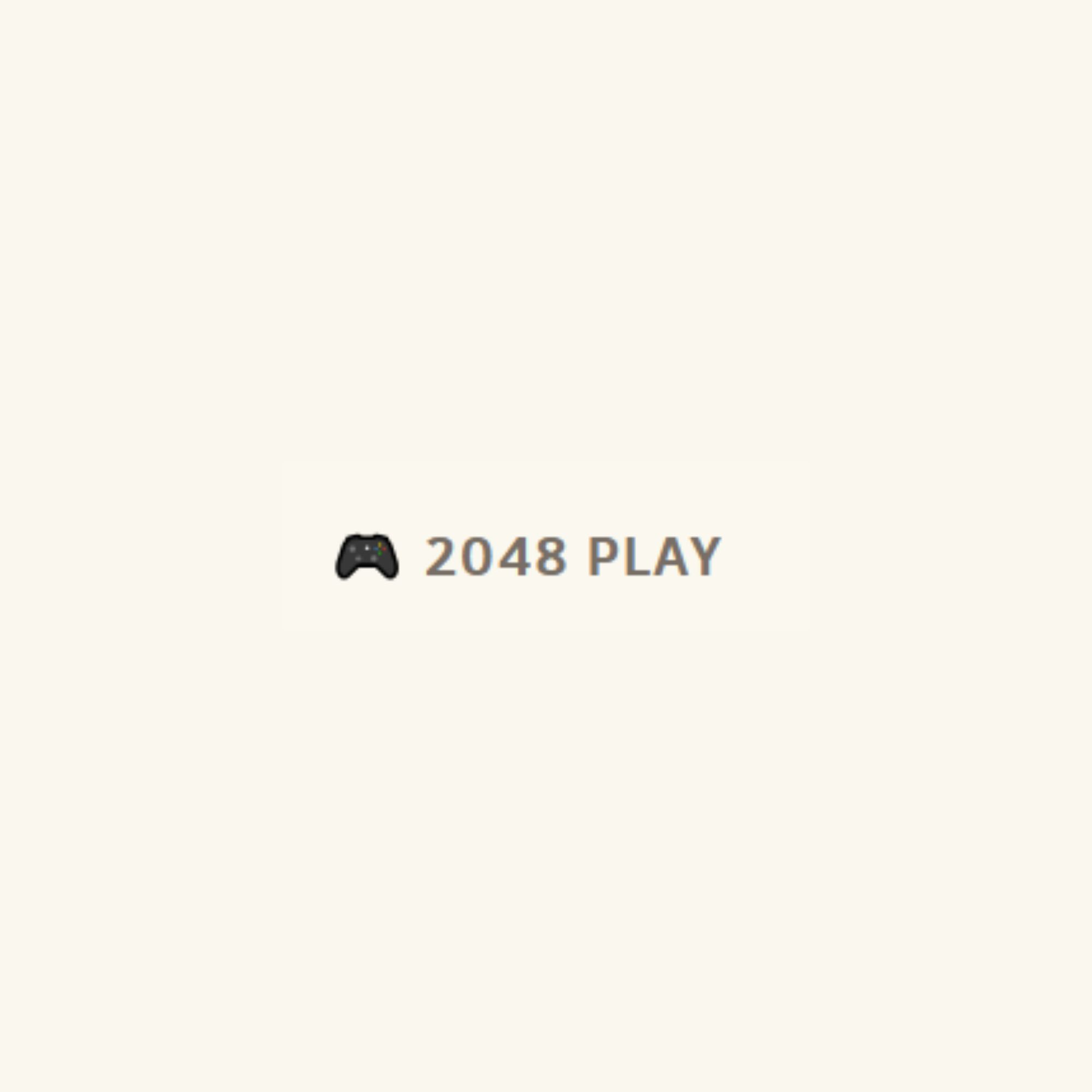 2048 - Play Free Online Game | Play2048.app